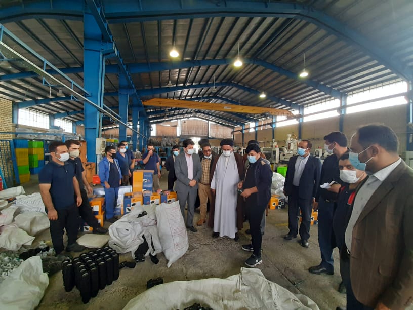 بازدید حجت الاسلام والمسلمین موحد از شهرک صنعتی بردیان شهرستان چرام/گزارش تصویری